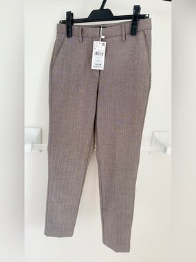 Mango Dress Pants in Taupe